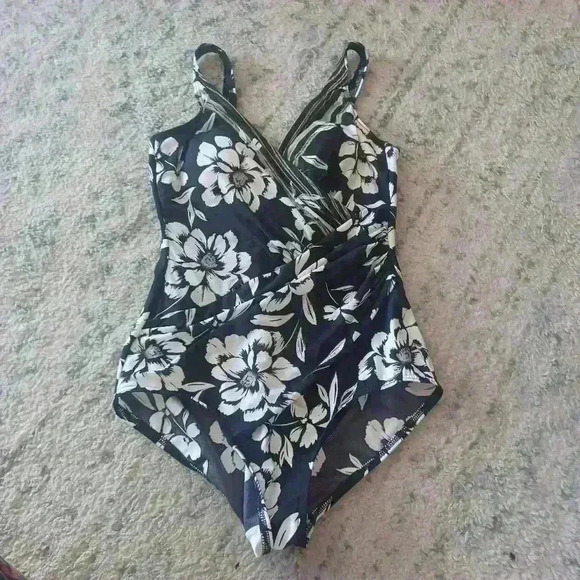 Miraclesuit Blossom Oceanus One Piece Swimsuit M - Picture 2 of 14